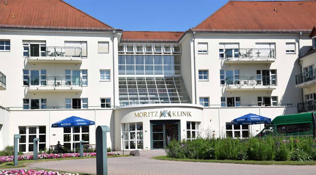 Der Eingangsbereich der Moritz Klinik