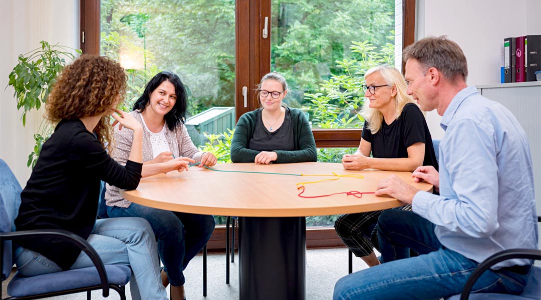 Gespräch in der Gruppe